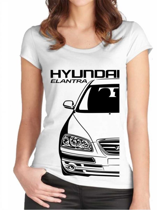 Hyundai Elantra 3 Facelift Moteriški marškinėliai