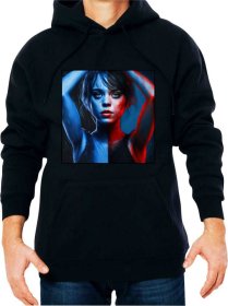 Felpa Uomo Wednesday red and blue
