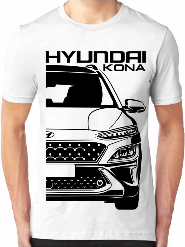 Hyundai Kona Facelift Pistes Herren T-Shirt