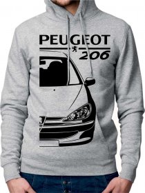 Peugeot 206 Férfi Kapucnis Pulóve