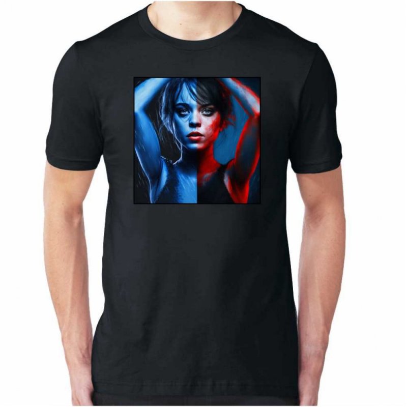 Wednesday red and blue Ανδρικό T-shirt