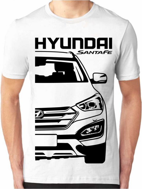 Hyundai Santa Fe 2014 Męska koszulka