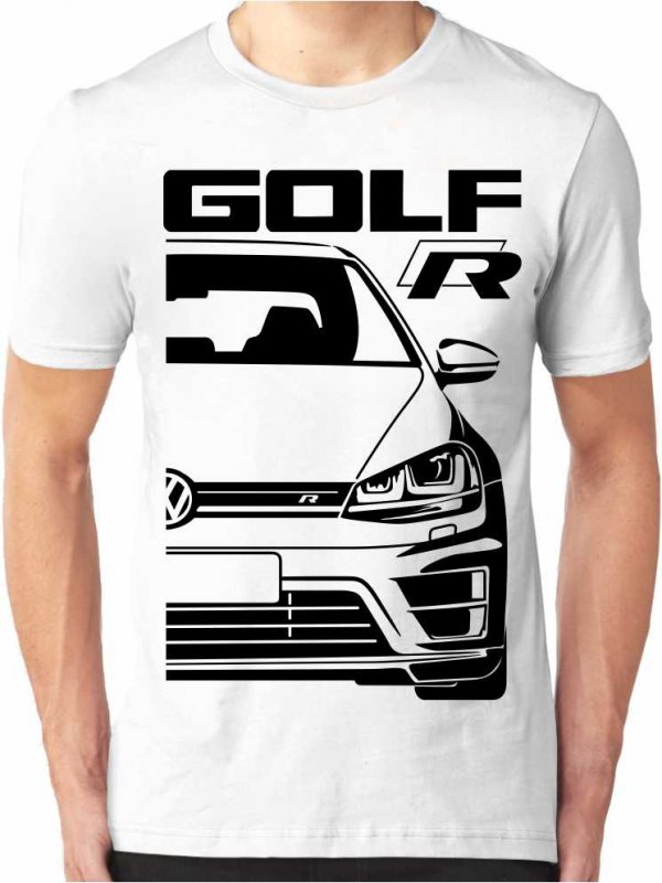 VW Golf Mk7 R Pánske Tričko