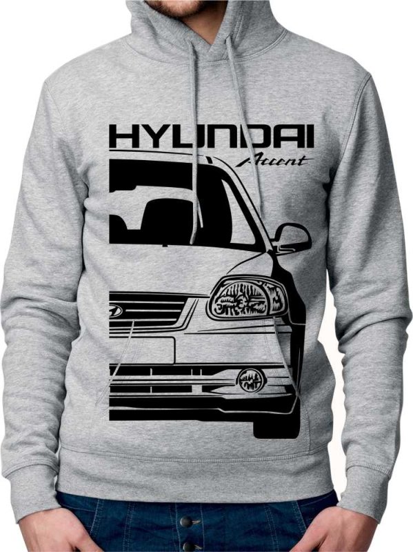 Hyundai Accent 2 Facelift Herren Sweatshirt