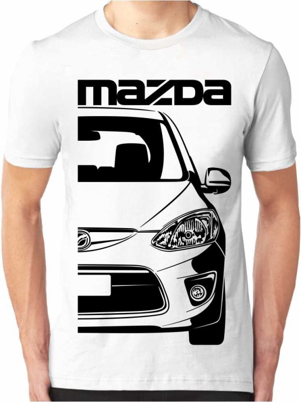 Mazda2 Gen2 Facelift Mannen T-shirt