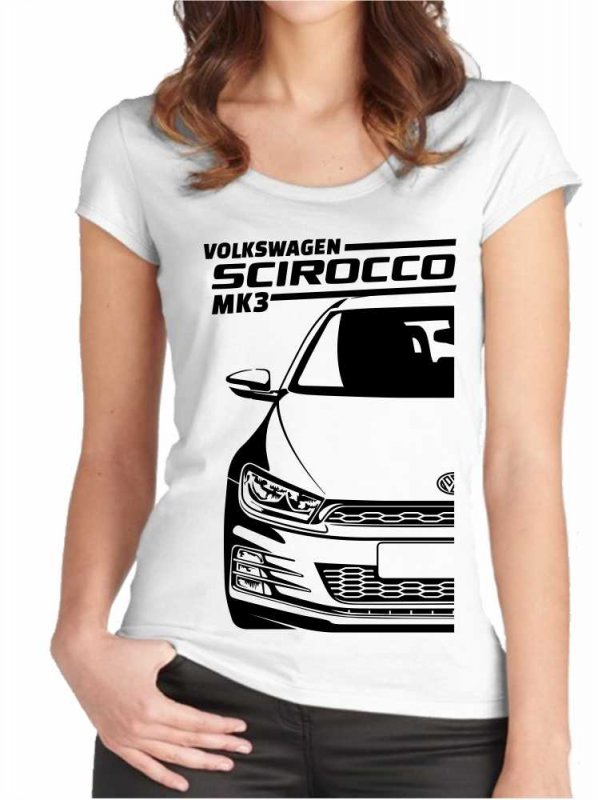 VW Scirocco Mk3 Facelift Koszulka Damska