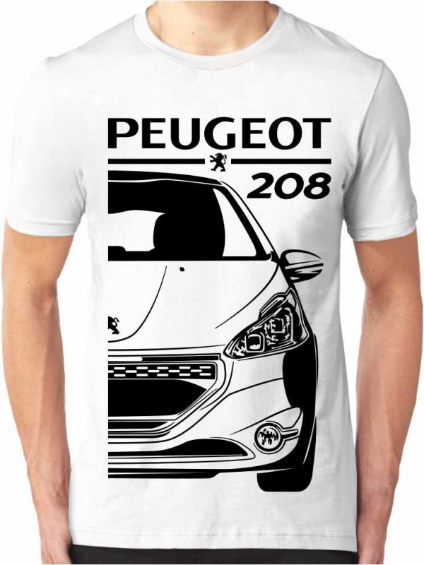 Peugeot 208 Mannen T-shirt