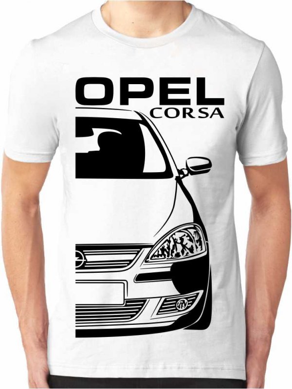 Opel Corsa C Facelift Vyriški marškinėliai
