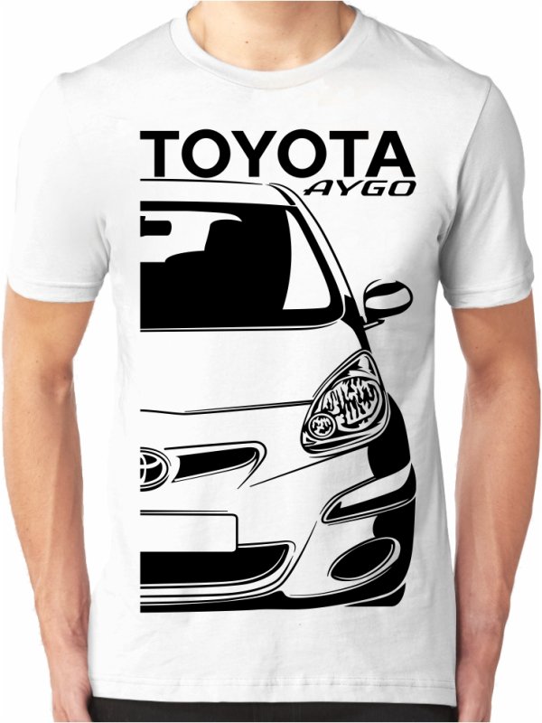 Toyota Aygo Facelift 1 Mannen T-shirt