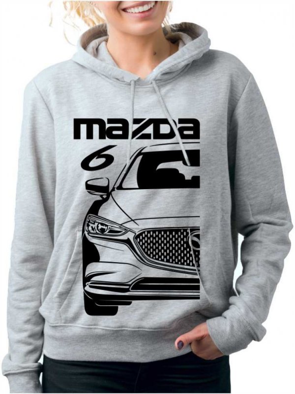 Mazda 6 Gen3 Facelift 2018 Ženski Pulover s Kapuco