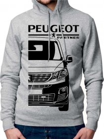 Peugeot Partner 3 Moški Pulover s Kapuco