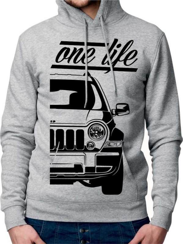 One Life Jeep Cherokee KJ 2005 Heren Sweatshirt
