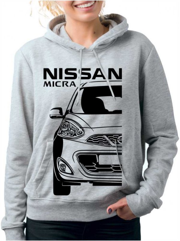 Nissan Micra 4 Facelift Ženski Pulover s Kapuco