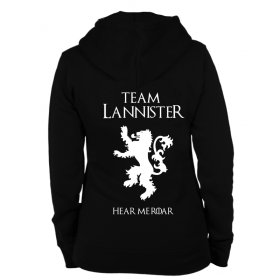 TEAM Lannister Ženski Pulover s Kapuco