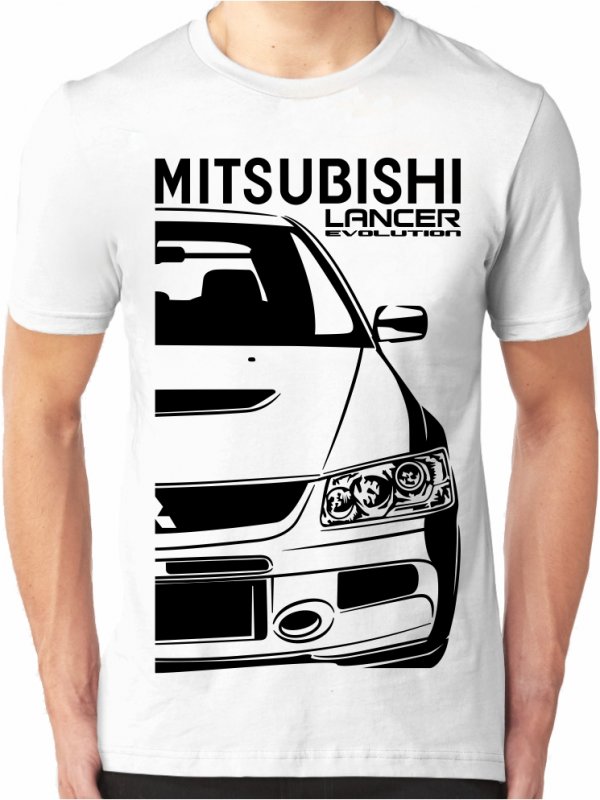 Mitsubishi Lancer Evo IX Vyriški marškinėliai