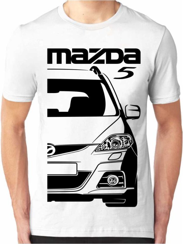 Mazda 5 Gen2 Vyriški marškinėliai