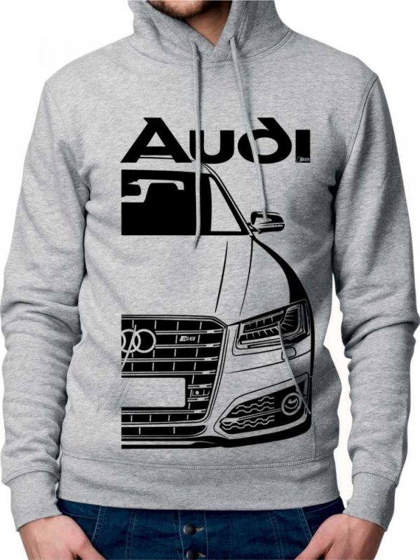 Audi S8 D4 Facelift Heren Sweatshirt