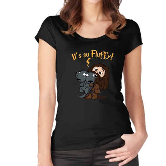 Hagrid and Fluffy Дамска тениска