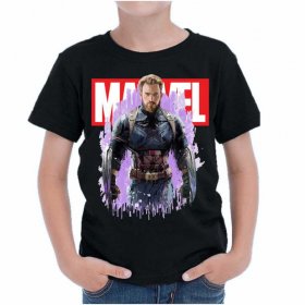 Captain America Marvel Laste T-särk