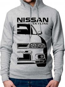 Nissan Skyline GT-R 4 Moški Pulover s Kapuco