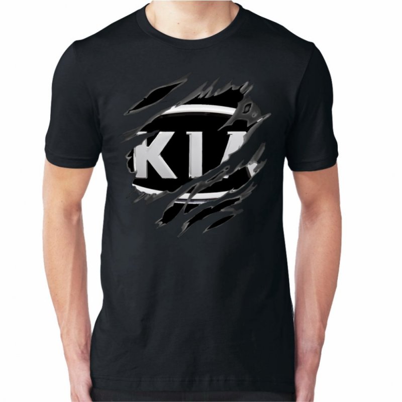 KIA Black tričko s logom panske 