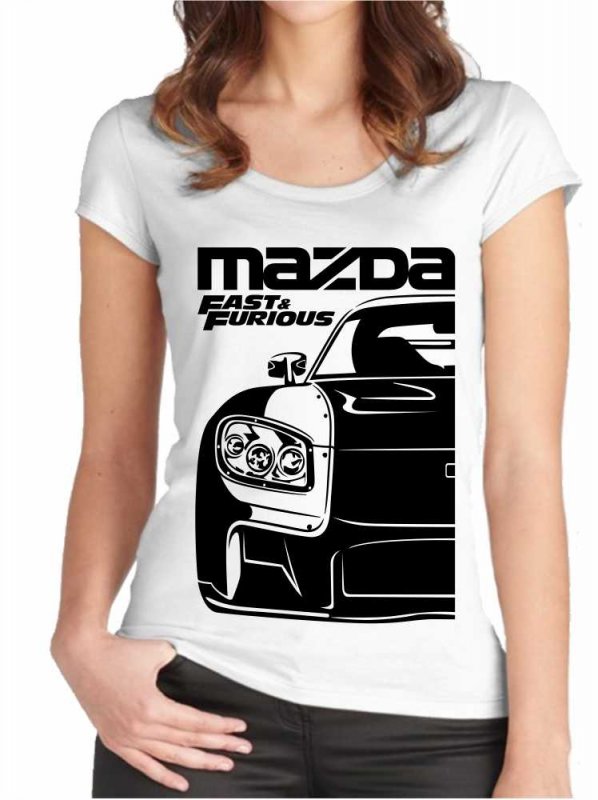 Mazda RX-7 FD VeilSide Fortune F&F Edition Dames T-shirt