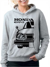 Honda Civic 1G RS Ženski Pulover s Kapuco