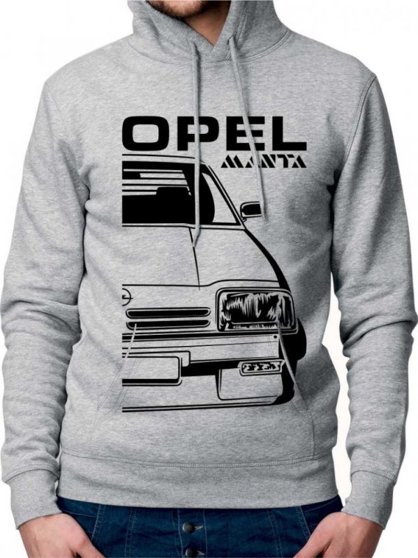 Opel Manta B2 Moški Pulover s Kapuco