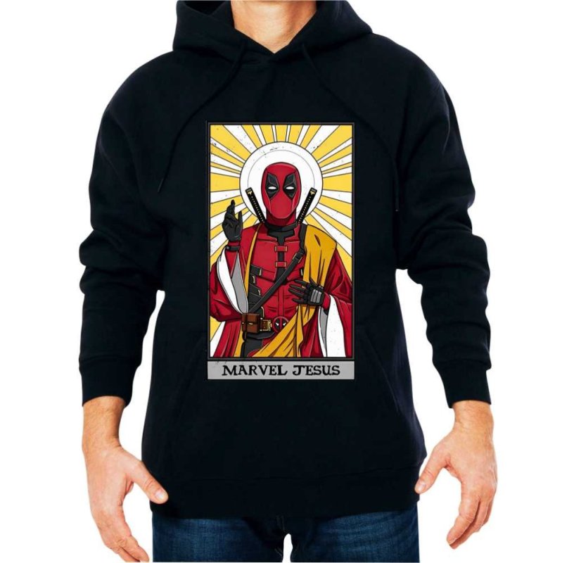 Felpa Uomo Marvel Jesus