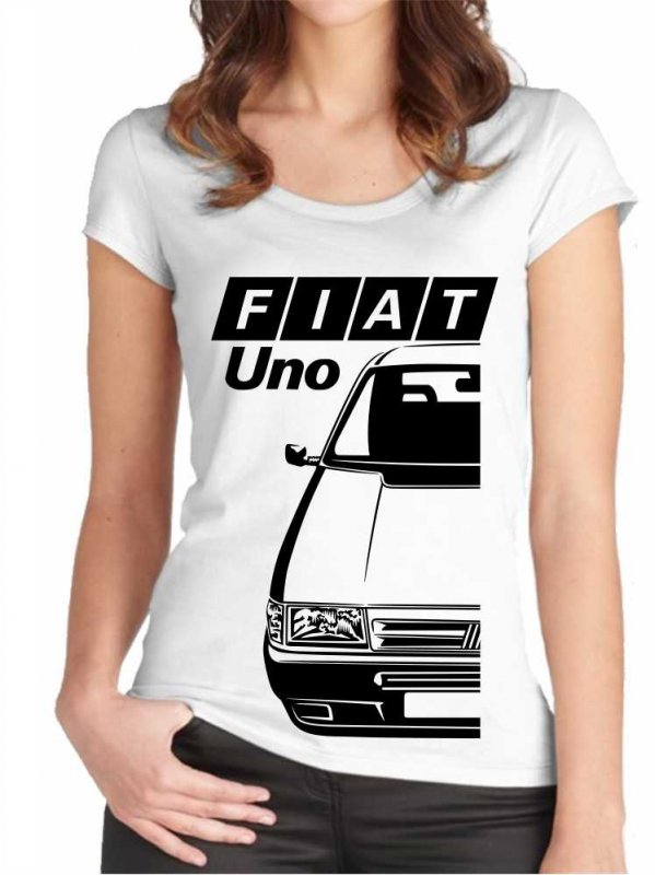 Fiat Uno 1 Facelift Moteriški marškinėliai