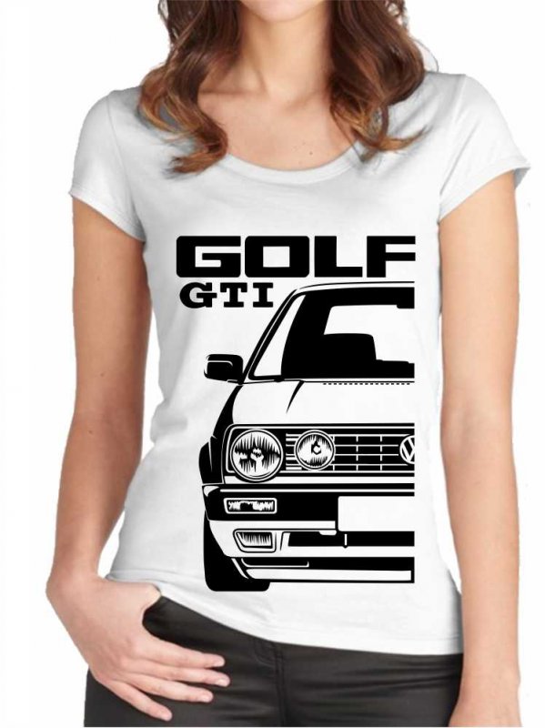 VW Golf Mk2 GTI Дамска тениска