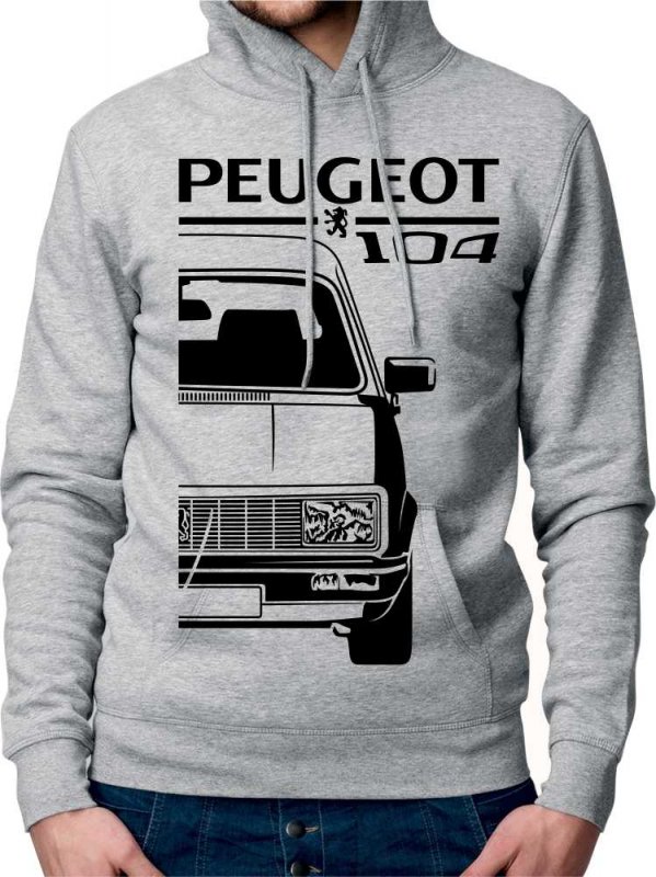 Peugeot 104 Facelift Heren Sweatshirt