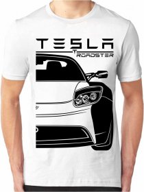 Tesla Roadster 1 Pánské Tričko