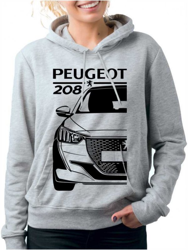 Peugeot 208 New Női Kapucnis Pulóver