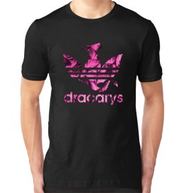 Koszulka Męska Dracarys różowa