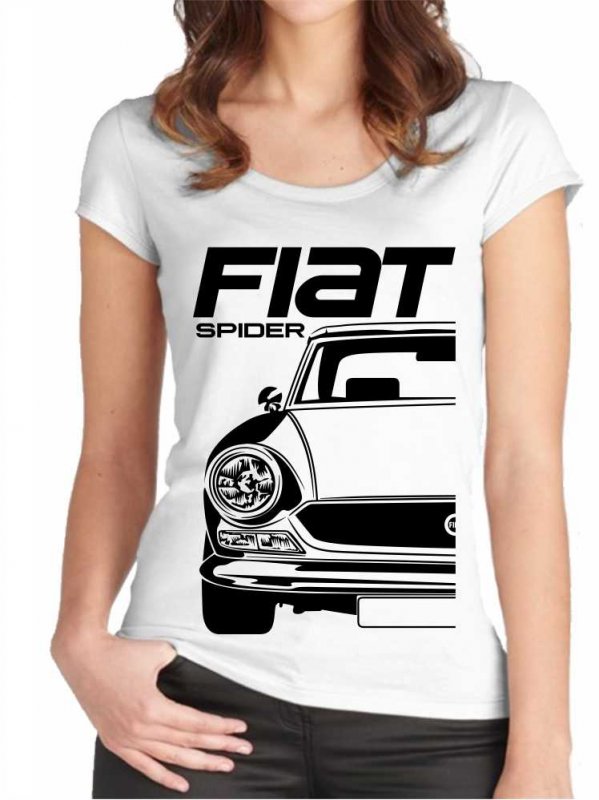 Fiat 124 Spider Classic Moteriški marškinėliai