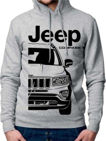 Jeep Compass Mk1 Facelift Moški Pulover s Kapuco