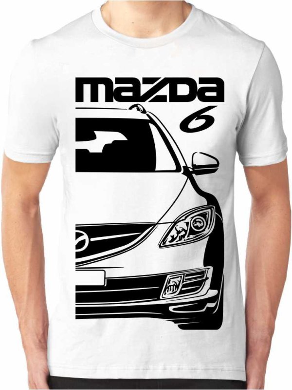 Mazda 6 Gen2 Mannen T-shirt