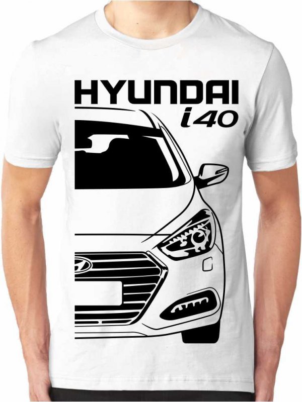 Hyundai i40 2016 T-shirt voor mannen