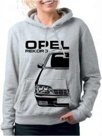 Opel Rekord E2 Női Kapucnis Pulóver