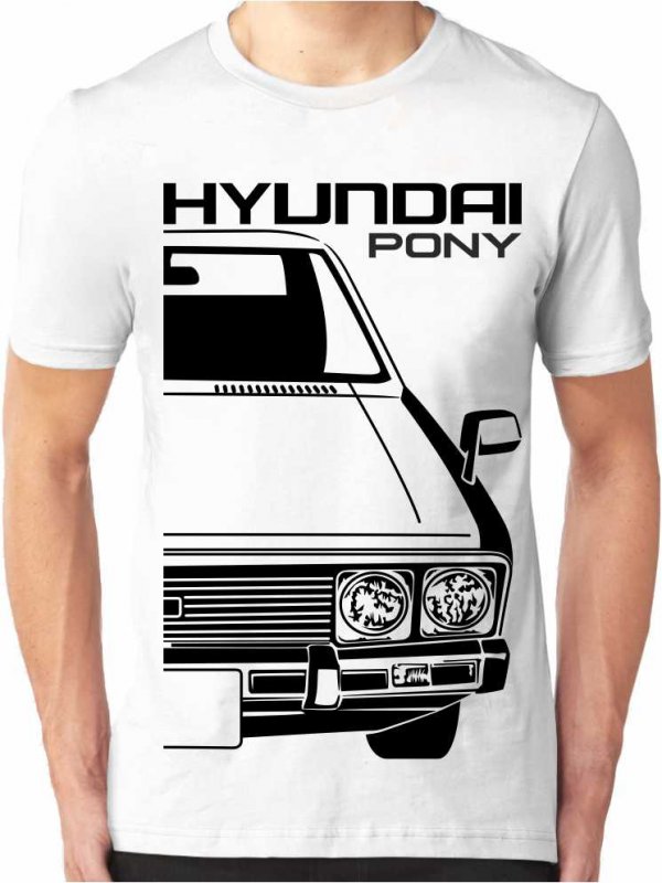 Hyundai Pony Vyriški marškinėliai
