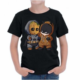 Groot & Batman Детски тениска