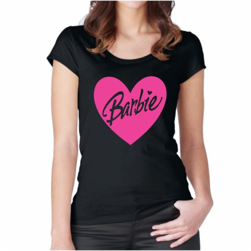 Barbie Big Heart maglietta da donna