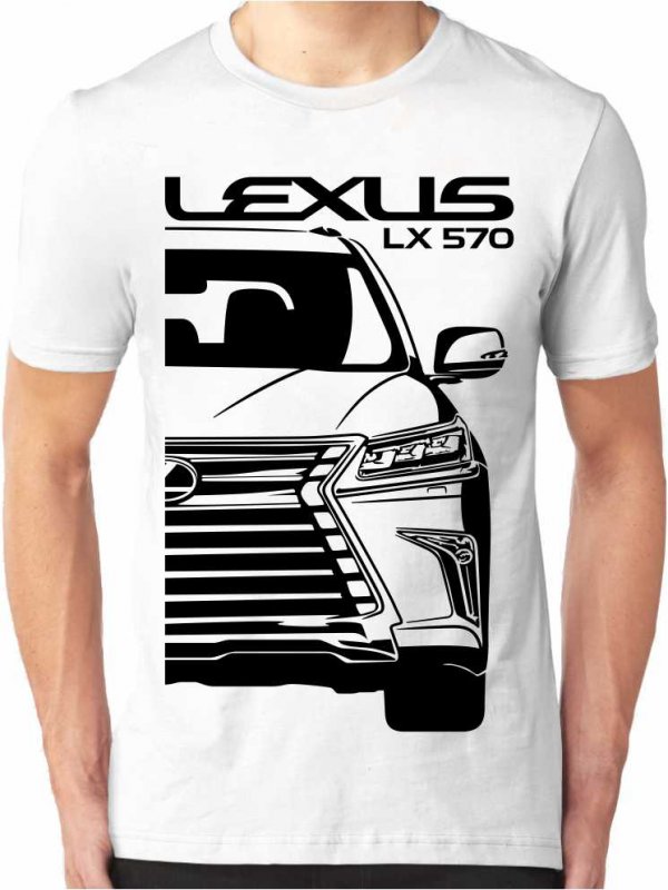 Lexus 3 LX 570 Facelift 2 Pánsky Tričko