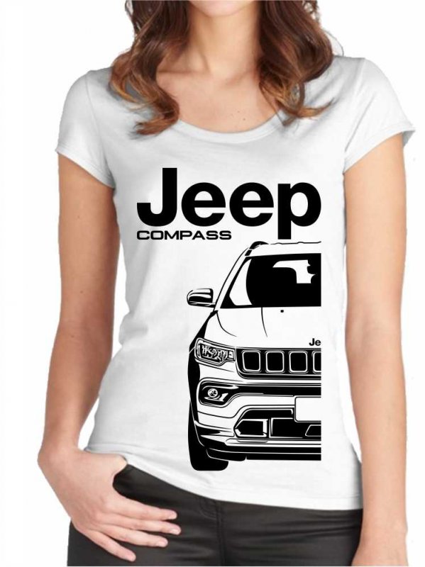 Jeep Compass Mk2 Facelift Dames T-shirt