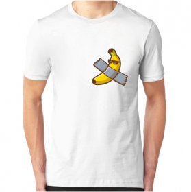 Banana Stuck On The Wall T-Shirt
