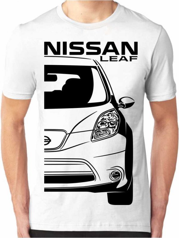 Nissan Leaf 1 Vyriški marškinėliai