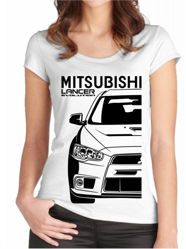 Mitsubishi Lancer Evo X Moteriški marškinėliai