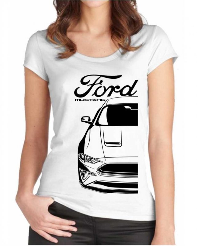 Ford Mustang 6 2018 Moteriški marškinėliai