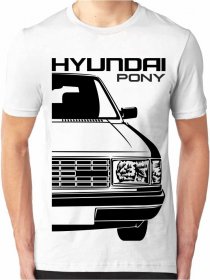 Hyundai Pony 2 Pánske Tričko